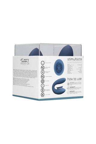 Stimulateur clitoridien Twitch 3 Innovation by Shots - Bleu