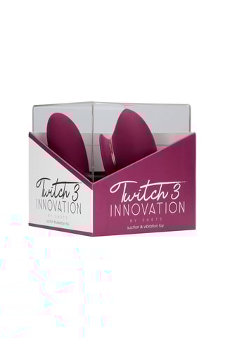 Stimulateur clitoridien Twitch 3 Innovation by Shots - Pourpre