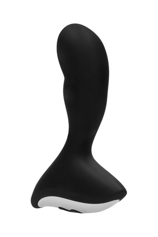 Plug anal vibrant Geron - Noir - 14,1 cm
