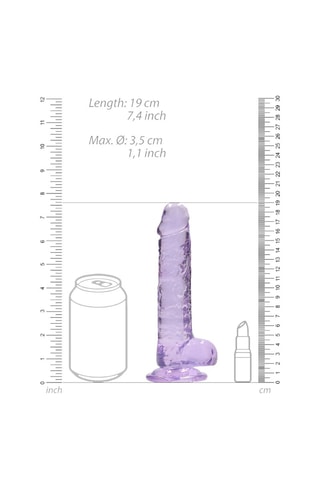 Godemiché réaliste Violet - 15 cm