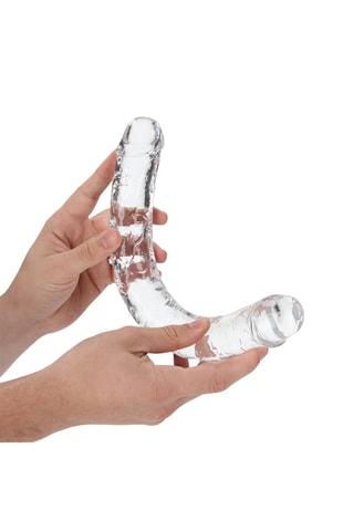 Godemiché double réaliste Dildo - Transparent - 34 cm