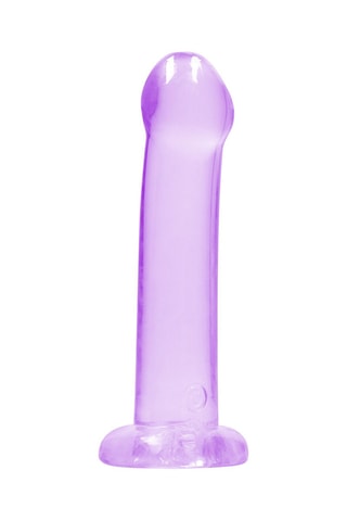 Godemiché Crystal Clear - Violet - 16,6 cm
