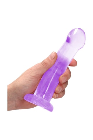 Godemiché Crystal Clear - Violet - 16,6 cm