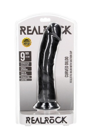 Godemiché réaliste Dildo - Noir - 23 cm