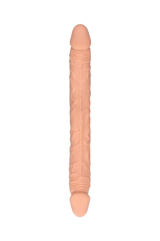 Double godemiché Dong Beige - 36 cm