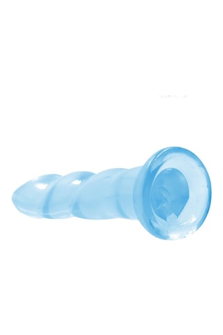 Godemichet waterproof Realrock - Bleu - 17,2 cm