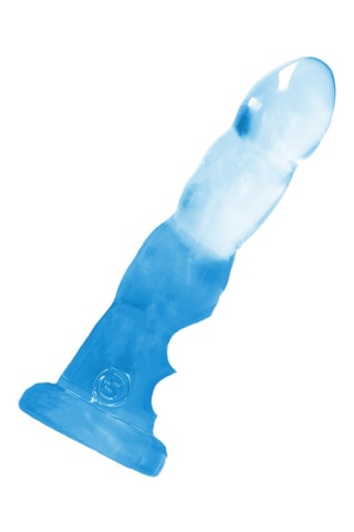Godemichet waterproof Realrock - Bleu - 17,2 cm