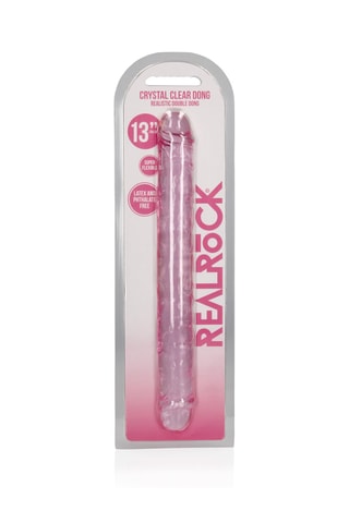 Godemiché double réaliste Dildo - Rose - 34 cm
