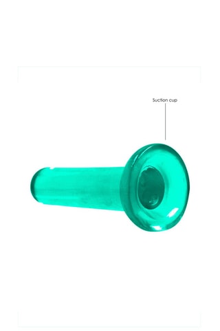 Godemiché Crystal Clear - Turquoise - 12,7 cm
