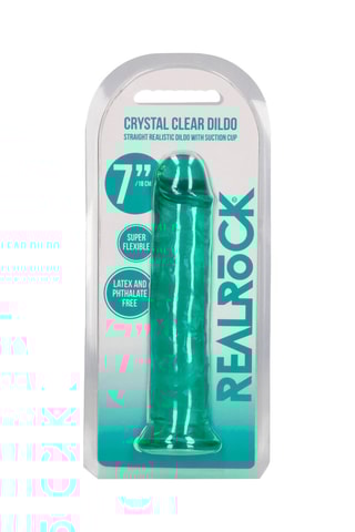Godemiché réaliste Dildo - Turquoise - 18 cm