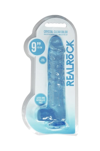 Godemiché réaliste Bleu - 19 cm
