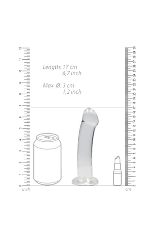 Godemiché Transparent - 16,6 cm