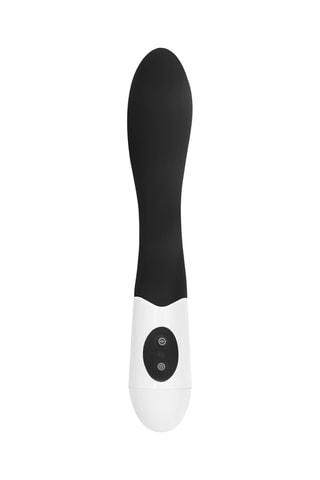 Vibromasseur waterproof Bend - Noir et blanc - 11,9 cm