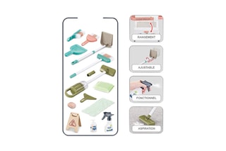 Onderhoudskarretje TechKidz - Set 20 pcs -