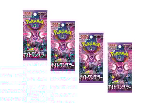 Pokemon - 4 Boosters - Night Wanderer - Japanse Versie