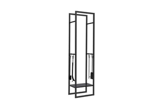 Suporte de lenha vertical e acessórios - 45 x 170 x 30 cm