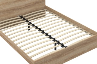 Cama Oklahoma - Imitação de madeira clara