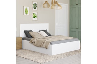 Cama com arrumação e sommier Sicilia - Área de deitar 160 x 200 cm