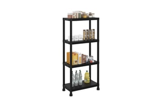 Estante com 4 níveis - Preto
