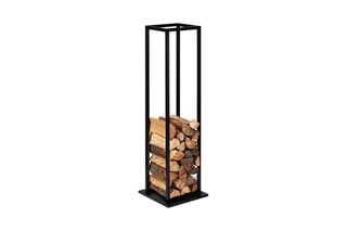 Suporte para lenha - Preto