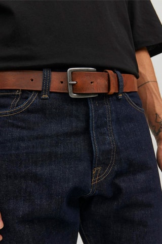 Ceinture en cuir - Marron PBM TAILLE