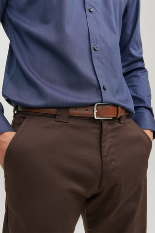 Ceinture en cuir - Marron PBM TAILLE