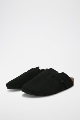Sabots en nubuck - Anthracite