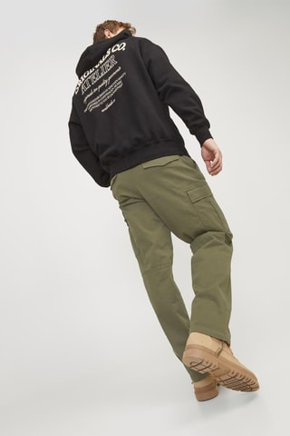 Pantalon cargo - Vert olive