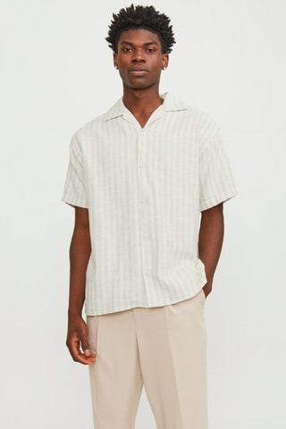Chemise - Ecru et beige