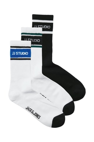 3 paires de chaussettes - Blanc et noir