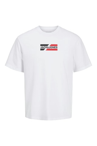 3 t-shirts en coton biologique - Bleu marine, noir et blanc