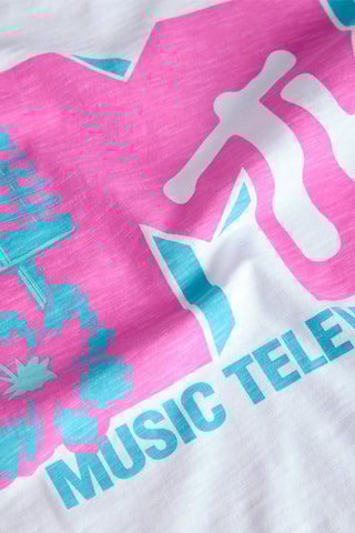 T-shirt MTV - Blanc