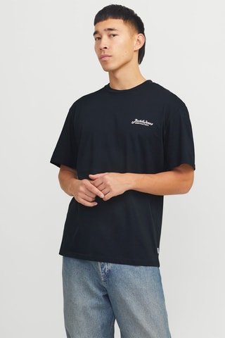 T-shirt relaxed - Bleu nuit