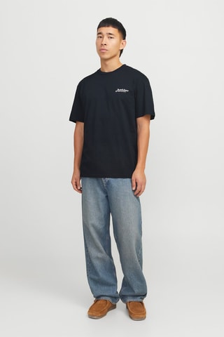 T-shirt relaxed - Bleu nuit