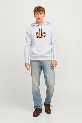 Sweat à capuche - Gris chiné