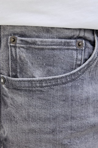 Short en jean - Gris