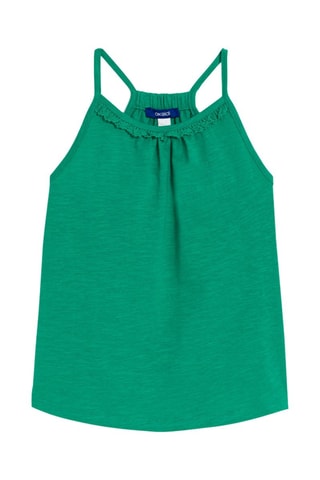 Camisola de alças - Verde