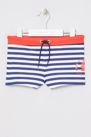 Boxer de bain Indigo et blanc - Okaïdi