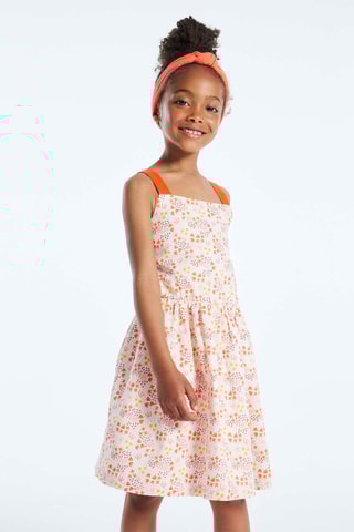 Vestido Laranja e branco - Okaïdi