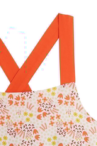 Vestido Laranja e branco - Okaïdi