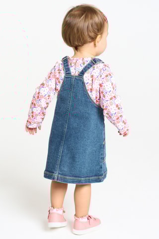 Robe salopette en jean - Indigo - Obaïbi
