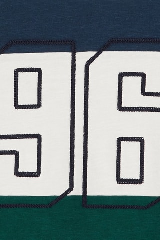 T-shirt - Vert foncé et blanc - Okaïdi