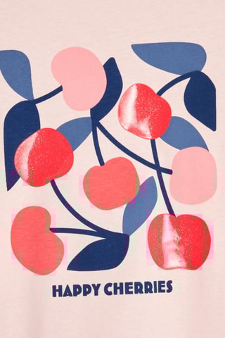 T-shirt - Rosa-maquilhagem