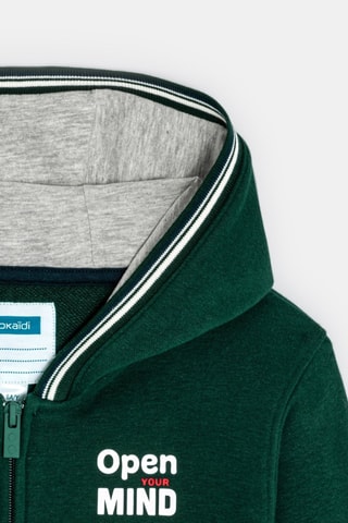 Sweat à capuche - Vert - Okaïdi