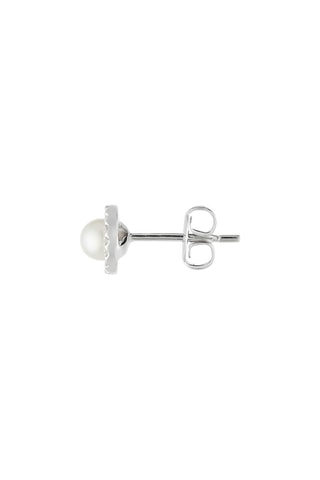 Brincos Perles Enchantées - Ouro branco, diamantes e pérolas de cultura
