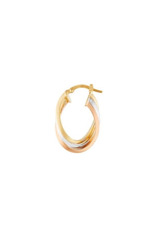 Argolas Triplo ouro Ouro amarelo, ouro branco e ouro rosa