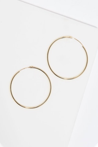 Argolas Lisas Ouro amarelo