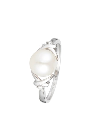 Anel Naxos  Ouro branco e diamantes