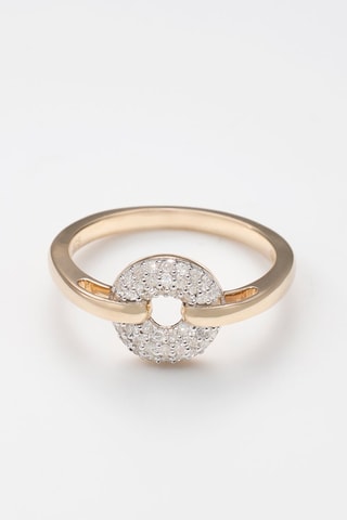 AnelTemporary Ouro amarelo e diamantes
