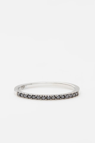 Aliança Sobriété Ouro branco e diamantes